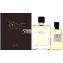   Hermes Terre d ́Hermes Gift Set + Eau De Toilette 100ml + Shower Gel 80ml