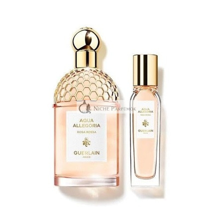 Guerlain Aqua Allegoria Rosa Rossa Travel Set Eau De Toilette 4.2 Oz Spray