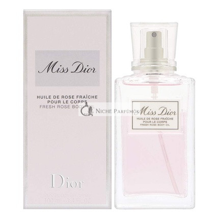 Christian Dior Ladies Miss Dior Fresh Rose Body Oil 100ml