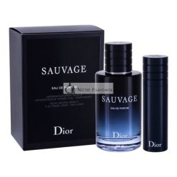 Dior Sauvage Perfume Set - 100ml Spray + 10ml Spray
