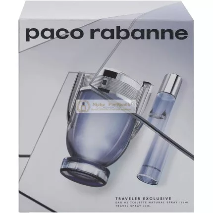 Paco Rabanne Invictus - Eau De Toilette 100 ml + 20 ml utazó szett