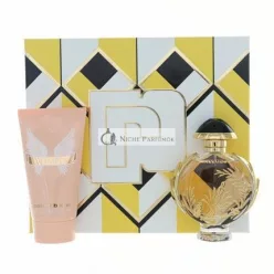   Paco Rabanne Olympea Solar Gift Set 50ml Eau De Parfum Spray + 75ml Body Lotion