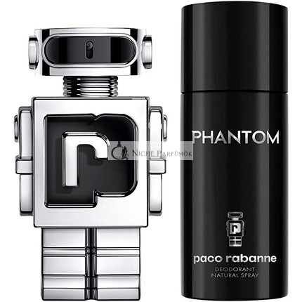 Paco Rabanne Phantom Set 100ml Eau de Toilette Spray + 150ml Deodorant Spray