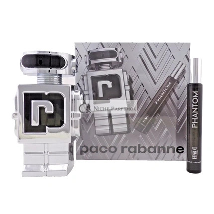 Paco Rabanne Phantom Perfume Set For Men - 34 Oz And 10 Ml