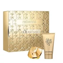   Paco Rabanne Lady Million 50ml EDP Spray + 75ml Body Lotion Gift Set 2023