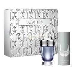   Paco Rabanne Invictus Ajándékcsomag - Eau De Toilette, 100ml, Dezodor Spray, 150ml