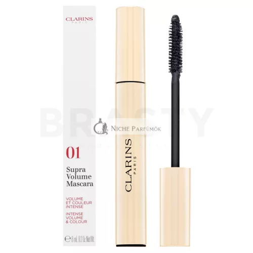 Clarins Supra Volume Mascara for Lengthening and Volume N. 01 Black 8 ml