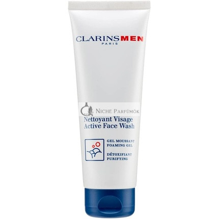 Clarins Men Active Face Wash Cleansing Gel for Men 125 ml