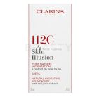 Clarins Skin Illusion Natural Hydrating Foundation Liquid Makeup with Hydrating Ingredients 112 Amber 30 ml
