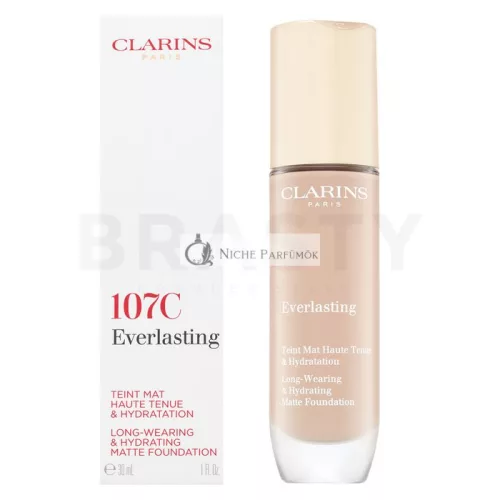 Clarins Everlasting Long-Wearing & Hydrating Matte Foundation 107C 30 ml
