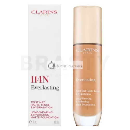 Clarins Everlasting Long-Wearing & Hydrating Matte Foundation 114N 30 ml
