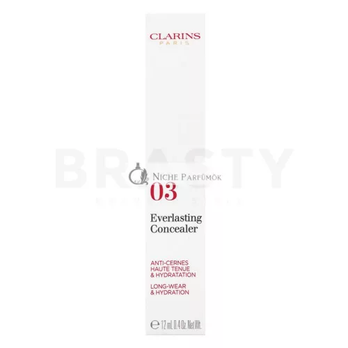 Clarins Everlasting Concealer Liquid Concealer 03 Medium Deep 12 ml