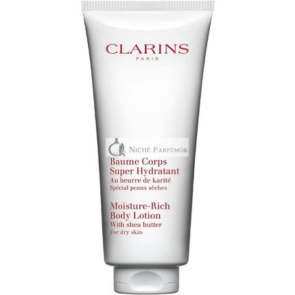 Clarins Moisture-Rich Body Lotion Hydrating Body Milk for Dry Skin 200 ml