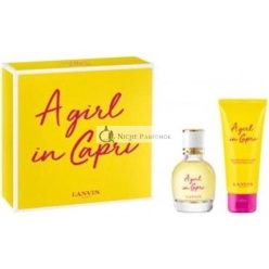   Lanvin A Girl In Capri Gift Set - 50 Ml Eau De Toilette Spray + 100 Ml Body Lotion - Gift Set For Women