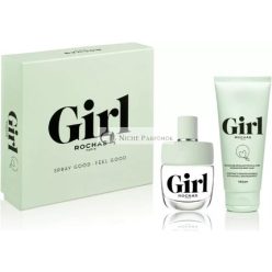 Rochas Girl Gift Set 60ml EDT 100ml Shower Gel - Pack of 2