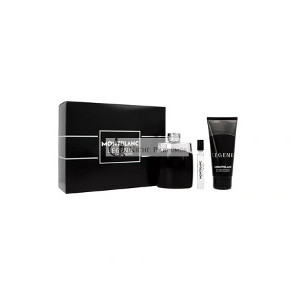 Montblanc Legend Set Eau De Toilette 100ml + Eau De Toilette 7.5ml + Shower Gel 100ml