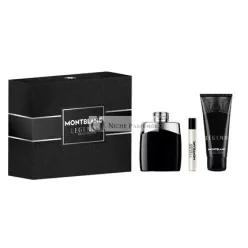   Mont Blanc Legend Set - Eau De Toilette Spray 100ml, Miniature Eau De Toilette 75ml, Shower Gel 100ml