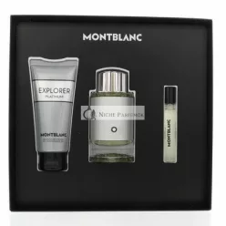 Mont Blanc Explorer Platinum 3 Piece Gift Set 3.3oz Eau de