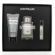 Mont Blanc Explorer Platinum 3 Piece Gift Set 3.3oz Eau de