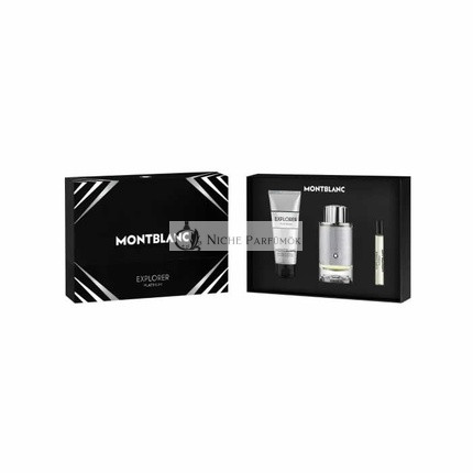 Montblanc Explorer Platinum Eau De Perfume Spray 100ml Set 3 Pie - Men's Fragrances