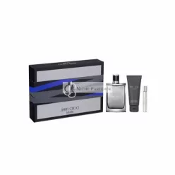   Jimmy Choo Man Eau De Toilette Spray 100ml Set 3 Pieces - Men's Fragrance