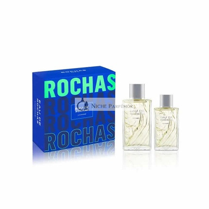 Eau De Rochas Homme Eau De Toilette Spray 100ml Set 2 Pieces by Rochas