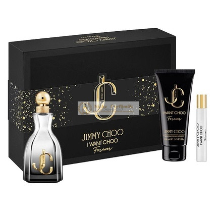 Jimmy Choo I Want Choo Forever - Eau De Parfum 100 ml + Testápoló 100 ml + Eau De Parfum 7,5 ml