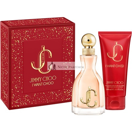 Jimmy Choo I Want Choo Gift Set Eau de Parfum 60ml Body Lotion 100ml