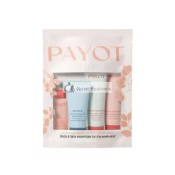   Payot Essentials Weekend Set - Micellar Water 20ml, Moisturizing Cream 15ml, Body Scrub 25ml, Nourishing Body Cream 25ml