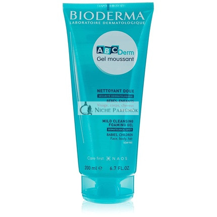 Bioderma ABCDerm Gel Moussant Mild Cleansing Foaming Gel Nourishing Cleansing Gel for Children 200 ml