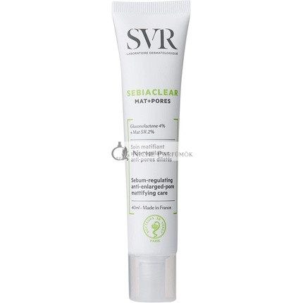 SVR Sebiaclear Mat+Pores Sebium-Regulating Anti-Enlarged-Pore Mattifying Care Cream 40ml