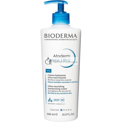 Bioderma Atoderm Hydrating Cream Crème Ultra-Nourishing 500 ml