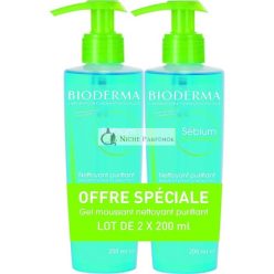 Bioderma Sébium Purifying Cleansing Foaming Gel 2 x 200 ml