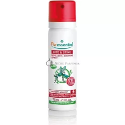   Puressentiel Bite & Sting Repellent Soothing Spray 75ml - Mosquito Insect Fly Tick Repellent - Effective Up To 7 Hours - 100% Plant Origin - Deet Free - Child Safe