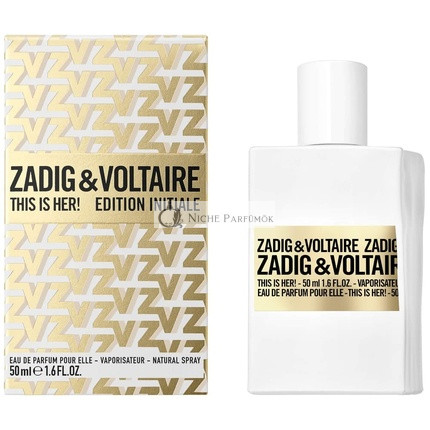 Zadig & Voltaire This Is Her! Eau De Parfum for Women Initial Edition 50ml