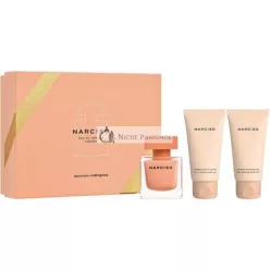   Narciso Rodriguez Narciso Ambree Set: Eau De Parfum Spray 50ml, Body Lotion 50ml & Shower Gel 50ml