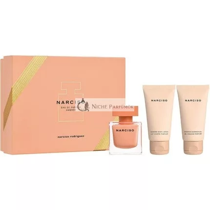 Narciso Rodriguez Narciso Ambree Set: Eau De Parfum Spray 50ml, Body Lotion 50ml & Shower Gel 50ml