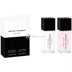  Narciso Rodriguez  for her Musc Noir Eau de Parfum 20ml + Pure Musc Eau de Parfum 20ml  Duftset