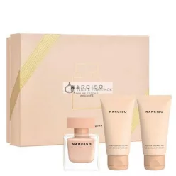   Narciso Rodriguez Poudree 3-Piece Gift Set EDP Spray Lotion Shower Gel