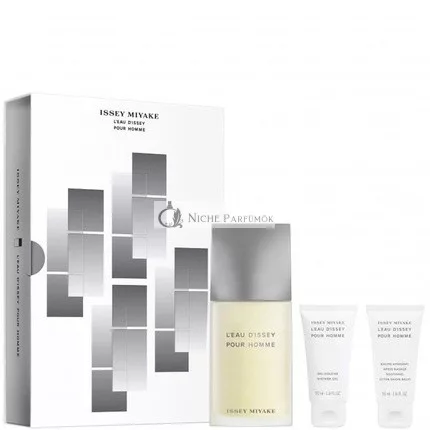 Issey Miyake Dissey Homme Eau De Toilette, Gel Douche, After Shave Set - 125ml, 50ml, 50ml