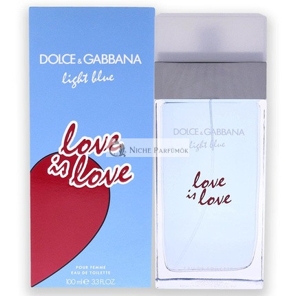 Dolce and Gabbana Light Blue Love Is Love Women 3.3oz EDT Spray Cedar Floral