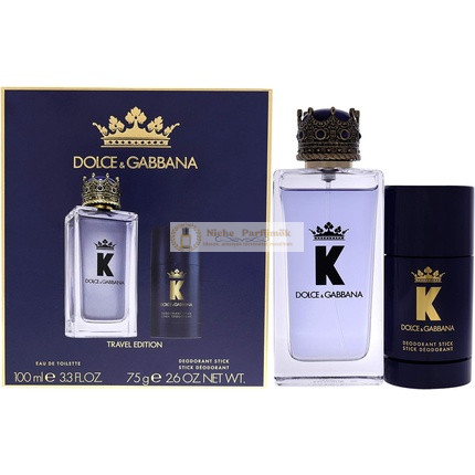 K by Dolce & Gabbana Eau de Toilette és Deodorant Ajándékcsomag, 100ml, 75g