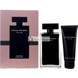   Narciso Rodriguez For Her Eau de Toilette 100ml and B/L 75ml Gift Set