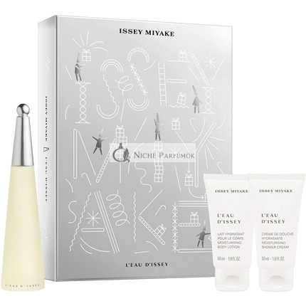 Issey Miyake L'Eau D'Issey Eau De Toilette 50ml Shower Cream 50ml Body Lotion 50ml