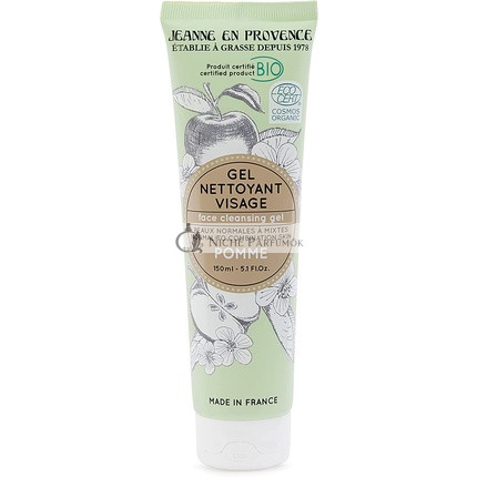 Jeanne En Provence Apple Face Cleansing Gel Bio Made in France 150ml