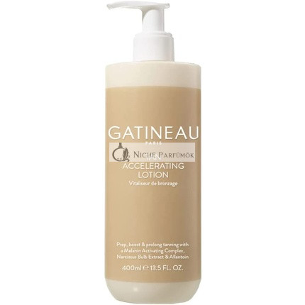 Gatineau Tan Accelerating Lotion Enhance Natural Tanning for Face & Body 400ml