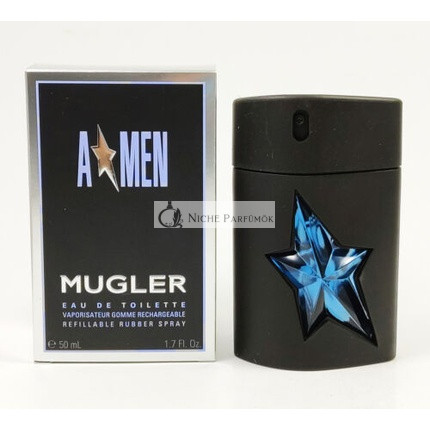 Mugler A Men Rubber 50ml EDT Eau de Toilette Spray Refillable New Sealed