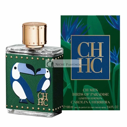 Carolina Herrera Ch Men Birds Of Paradise Eau De Parfum Spray 100ml Limited Edition