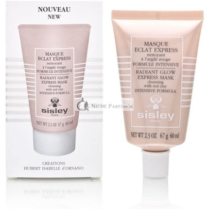 Sisley Radiant Glow Express Mask Cleansing with Red Clay Intensive Formula 60ml