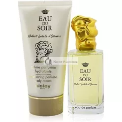   Eau du Soir by Sisley for Women 2 Piece Merci Set - Eau de Parfum Spray 3.3 oz + Moisturizing Perfumed Body Lotion 5.0 oz